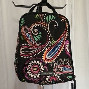 Vera Bradley Black Multicolor Paisley Lunch Bag